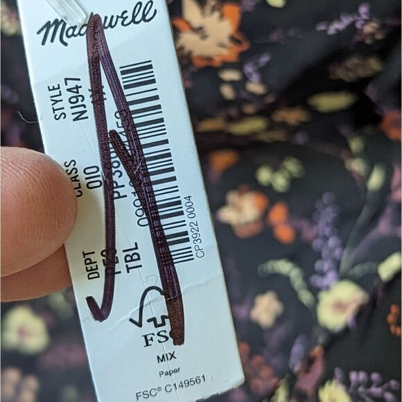 Madewell Cutout One-Piece Floral Swimsuit 4X NWT‎ - Picture 10 of 12